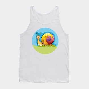 Colorful Snail Tank Top